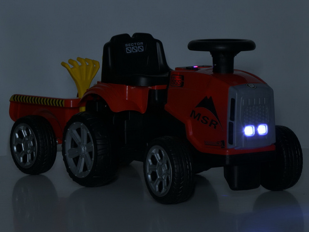 Трактор Bambi Racer M 6346ER-6 (1шт) р/к, з причепом, 1*6V7AH, 1*25W, USB, BLUETOOTH, MP3, TF, EVA