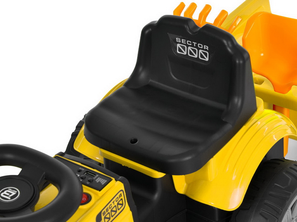 Трактор Bambi Racer M 6346ER-6 (1шт) р/к, з причепом, 1*6V7AH, 1*25W, USB, BLUETOOTH, MP3, TF, EVA