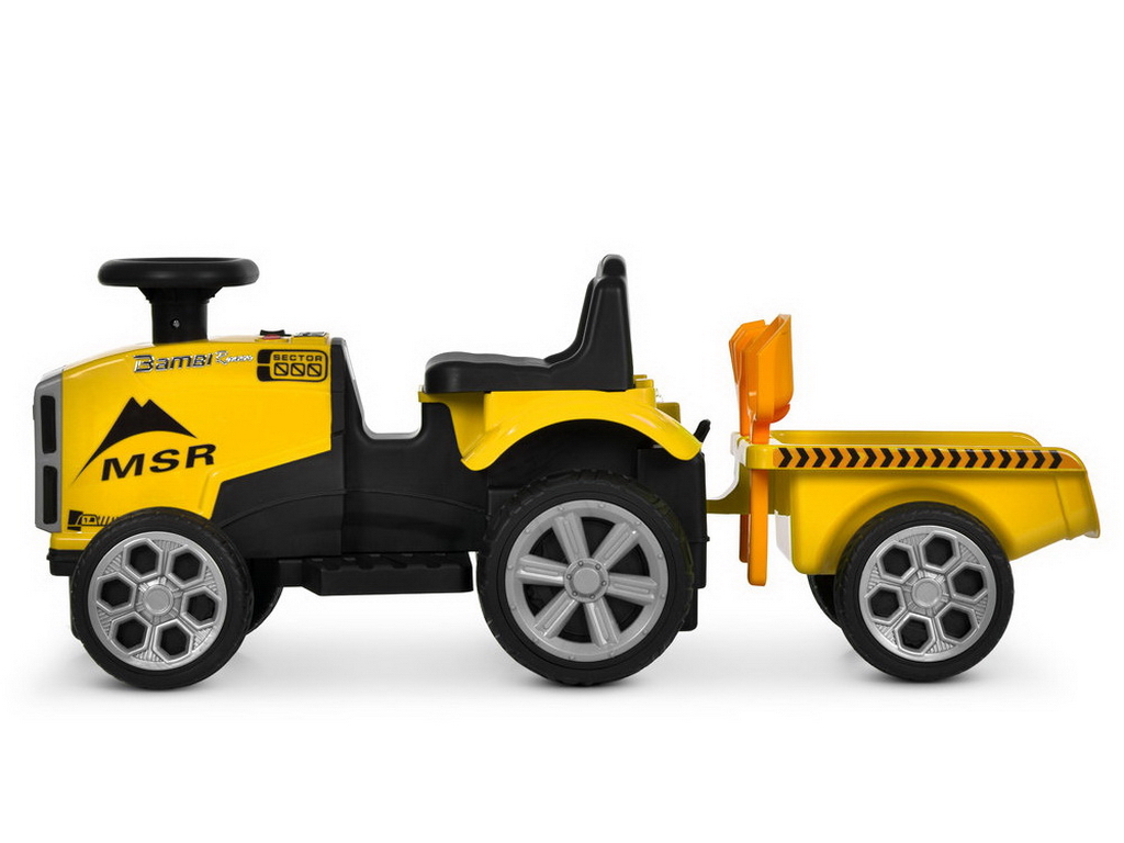 Трактор Bambi Racer M 6346ER-6 (1шт) р/к, з причепом, 1*6V7AH, 1*25W, USB, BLUETOOTH, MP3, TF, EVA