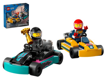 Конструктор LEGO City Картинги и гонщики, 99 деталей
