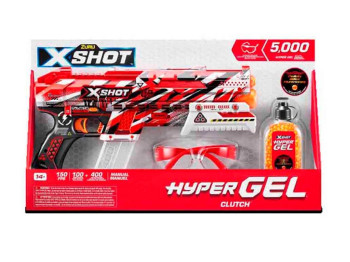 Быстрострельный игрушечный бластер X-SHOT Hyper Gel small. 5000 гелевых шариков. Zuru 36622R