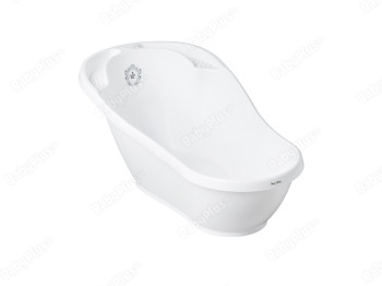 Ванночка LUX Royal с термометром Бело-черная 102 см. Tega Baby RL-005-103-C