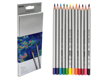 Набір кольорових олівців Raffine 12 кольорів в картонній коробці. Marco 7100-12