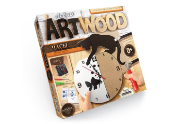 Набір для творчості Випилювання настінного годинника лобзиком ARTWOOD, Danko Toys