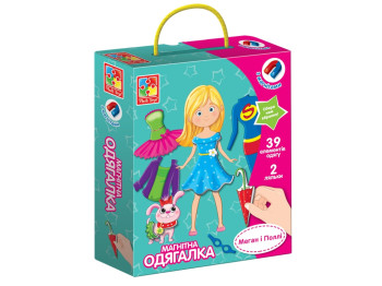 Магнитная одевалка Меган и Полли. Vladi Toys VT3702-11