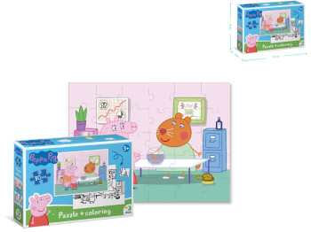 Пазл 2в1 Peppa Pig, 30 елементів, DoDo