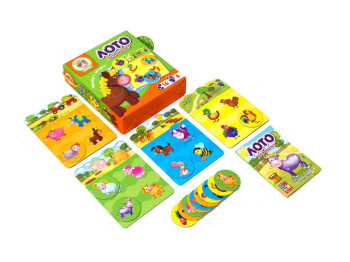 Гра Лото, Ферма, Vladi Toys