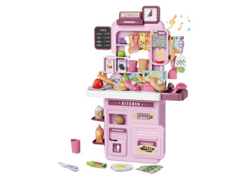 Игровая кухня Kitchen Play House, 61 см, подсветка и музыкальные эффекты, 68 предметов