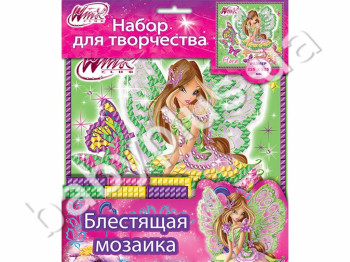 Набор для творчества, Блестящая мозаика Флора, Winx7, Ranok Creative
