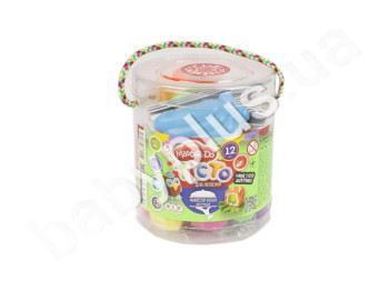 Тесто для лепки Master Do. Danko toys 12+1 цвет. Укр (Повреждено ведро)