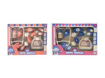 Игровой набор врача стетоскоп, звук и свет, 38×27×5,5 см, 2 цвета