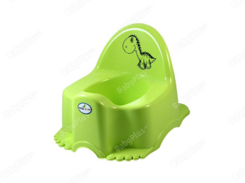 Горшок ЕСО-Динозаврик салатовый. Tega Baby DN-001-138