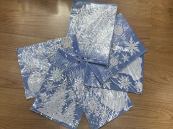 Наклейка на вікна New Year 18х23см, M50097