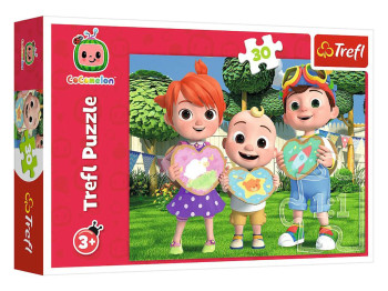 Пазлы Играем вместе, Кокомелон, 30 элементов, Trefl