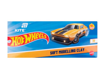 Пластилін восковий Hot Wheels HW25-085,18 кольорів, Kite