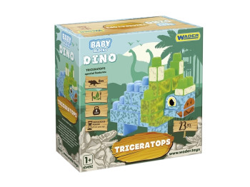 Baby Blocks конструктор Дино – трицератопс. Wader 41494