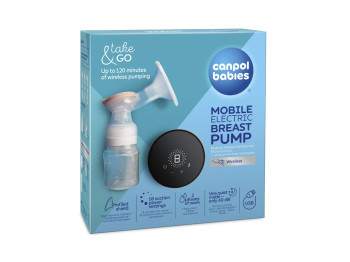 Молокоотсос мобильный электрический Take&amp;Go, 12/211, Canpol Babies