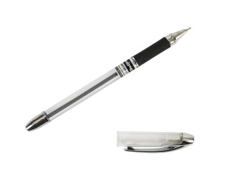 Ручка масляна Max Writer Silver. Hiper HO-338. Довжина листа 2500м 0,7мм. Колір ЧОРНИЙ (ціна за 1 шт