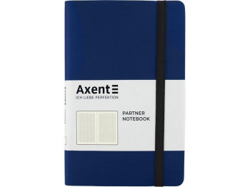 Книга записная в клетку синяя Partner Soft A5-. 96 листов. Axent 8206-02-A