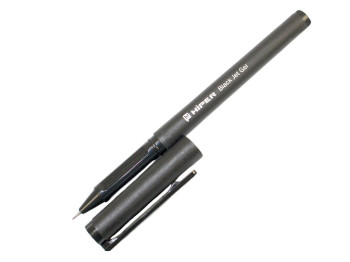 Ручка гелева чорна Black Jet Gel. Hiper HG-155