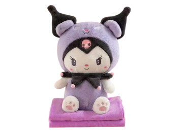 Дитячий плед-іграшка Kuromi, 45 см