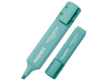 Маркер клиноподібний пастель бірюзовий Highlighter. Axent 2537-09-A