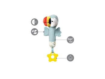 Игрушка с пищалкой Тукан  ТІТІ  8х24 см. BabyOno 1430