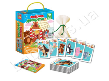 Гра карткова Фабрика десертів, Vladi Toys