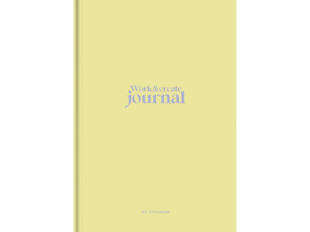 Зошит для записів інтегральний Work&Create Journal, A4, 80 аркушів, у лінію, soft touch, Школярик