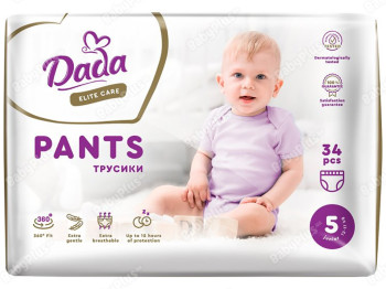 Подгузники-трусики Dada Elite Care Junior размер 5 (12-17кг) 34шт