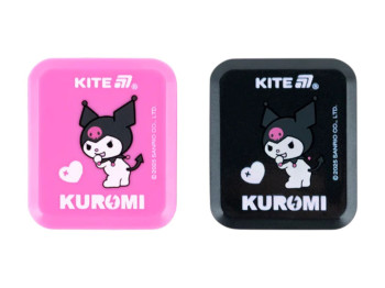 Точилка прямокутна з контейнером Kuromi, пластикова, 2 вида (ціна за 1шт),Kite
