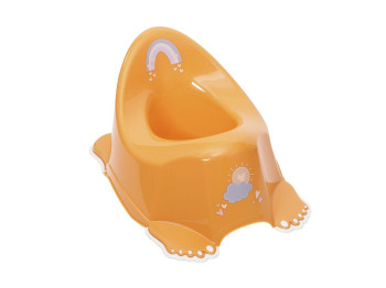 Горшок Метео с противоскользящей горчичной резиной. Tega Baby ME-001-166