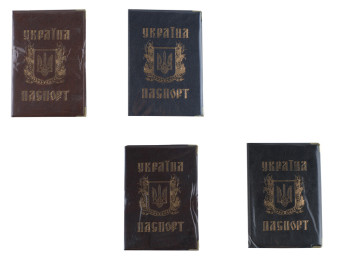 Обкладинка для Паспорта України. Tascom 03-PA. Золото з гербом.