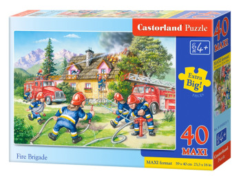 Пазли Пожежна бригада, 40 елементів, Castorland