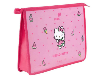 Папка на блискавці Hello Kitty, А4+, з розширенням, Kite