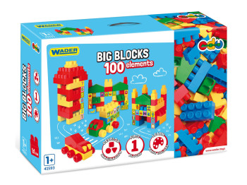 Big Blocks конструктор 100 деталей. Wader 41593