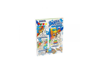 Набір водних розмальовок "Aqua Painter. Собачка з пірамідкою", для віку 7+, Danko Toys