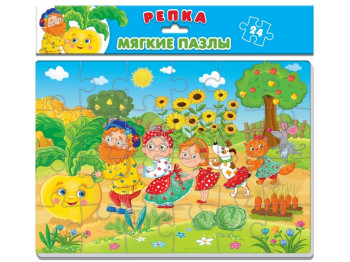 М'які пазли Казки, Ріпка, 24 елементи, Vladi Toys
