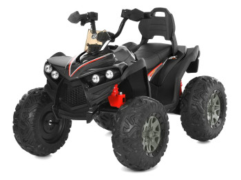 Квадроцикл Bambi Race M 6294EL-2, 2х45W, 1х12V/9AH, EVA, MP3, USB, TF, Blutooth, чорний