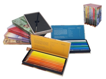 Олівці акварельні Marco Tribute Masters Collection 3320-60CB, 60 кольорів, з пензлем