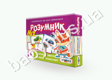 Настольная игра Маленький Розумник 4в1