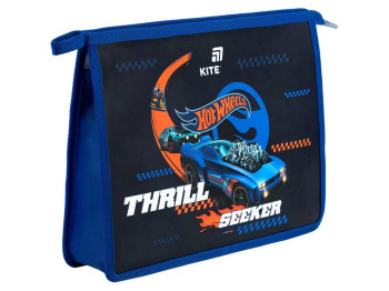 Папка на блискавці Hot Wheels, А4+, з розширенням, Kite