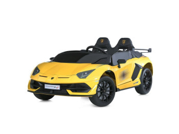 Дитячий електромобіль жовтий Lamborghini