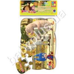 Магнітні пазли Маша супер-герой А5, Vladi Toys