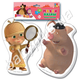 Максі пазли Маша і Ведмідь, Vladi Toys