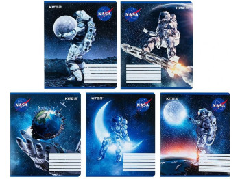 Зошит у клітинку 18 аркушів, NASA (ціна за 1шт)