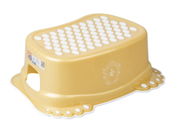 Подставка для ног Royal с противоскользящей резиной золотистая. Tega Baby RL-006-110