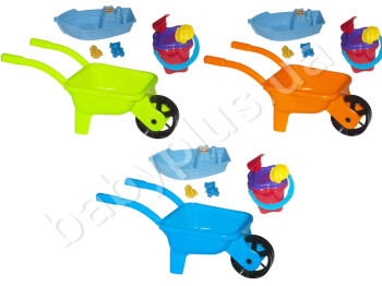 Тачка для песка с лодочкой и набором. Kinderway KW-01-127