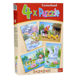 Пазли Гидке каченя, 8,12,15 і 20 елементів, Castorland
