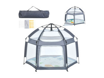 Палатка автоматическая MR 1512 Silver Mist 146×127×110 см, вход на молнии, BabyToys